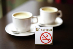 Запрет на курение в кафе